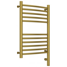 Полотенцесушитель, Сунержа, Богема 3.0, выгнутая, шгв 432*88*724, нижнее справа, МЭМ, цвет-латунь состаренная