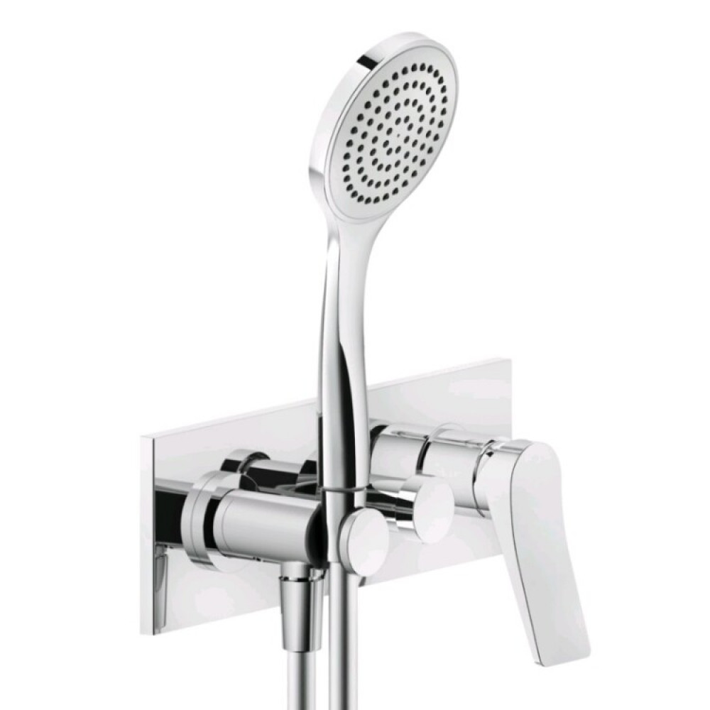 Смеситель для душа, Gessi, Rilievo, на 2 потребителя, цвет-хром