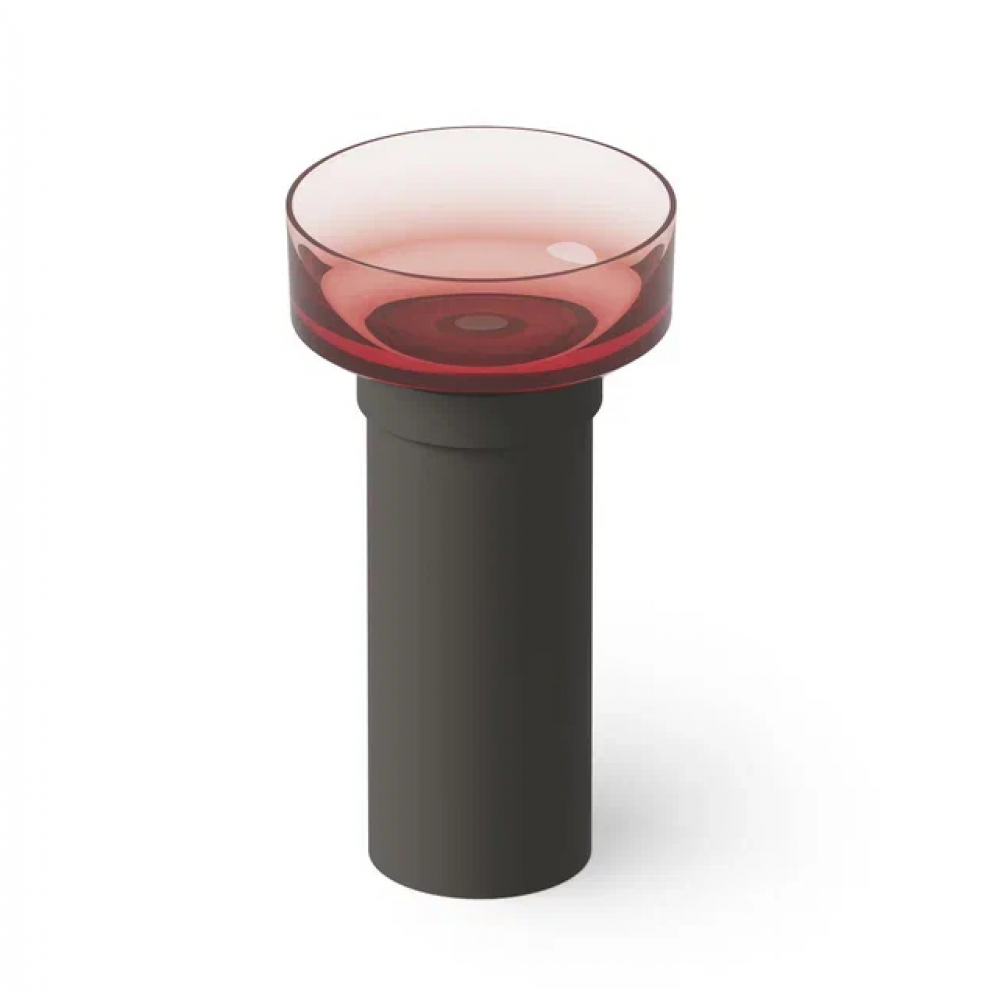 Раковина, DEA Design, Robust type, шгв 480*480*900, отверстия для смесителя-отсутствуют, цвет-Pomegranate