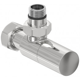 Вентиль, Сунержа, G 1/2" НР х G 3/4" НГ, угловой, цилиндр, цвет-сталь без покрытия