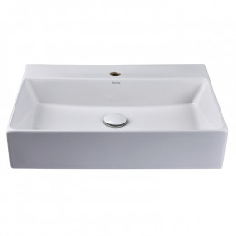 Раковина, Splendy, Memory, шгв 600*450*130, отверстия для смесителя-1, цвет-белый