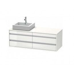 Тумба под раковину, Duravit, Ketho, шгв 1400*550*496, раковина-необходимо заказать, цвет-белый матовый
