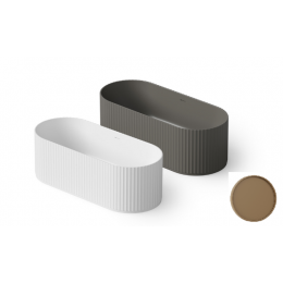 Ванна, DEA Design, Stripes, шгв 1700*720*560, цвет-Dark Camel matt