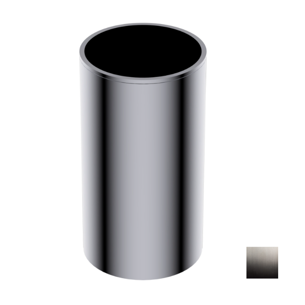 Стакан, Ritmonio, Elementa Fittings, шгв 65*65*114, цвет-Brushed Black Chrome