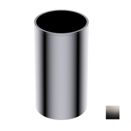 Стакан, Ritmonio, Elementa Fittings, шгв 65*65*114, цвет-Brushed Black Chrome