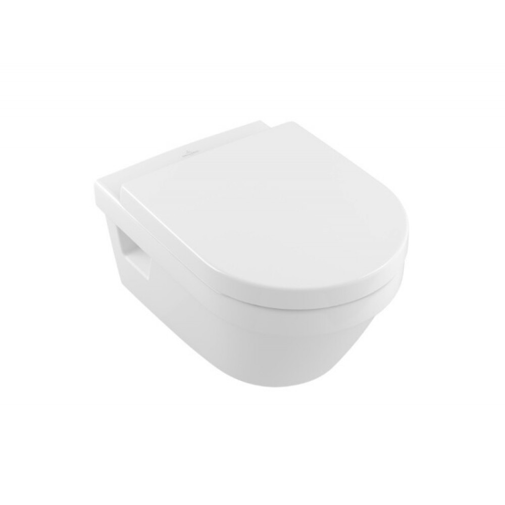 Унитаз, Villeroy&Boch, Architectura, подвесной, шгв 370*530*330, CeramicPlus, цвет-альпийский белый