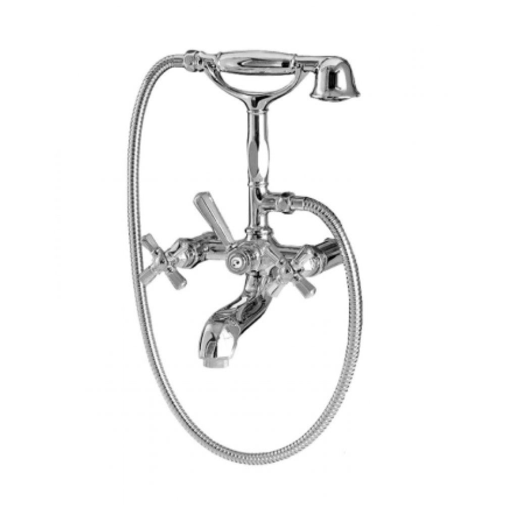 Смеситель для ванны и душа, Nicolazzi, Teide Four, цвет-Chrome