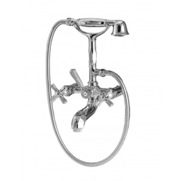 Смеситель для ванны и душа, Nicolazzi, Teide Four, цвет-Chrome