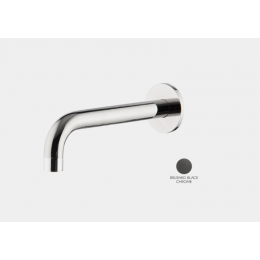 Излив, Fima Carlo Frattini, Shower accessories, цвет-хром черный шлифованный/брашированный (Brushed Black Chrome)