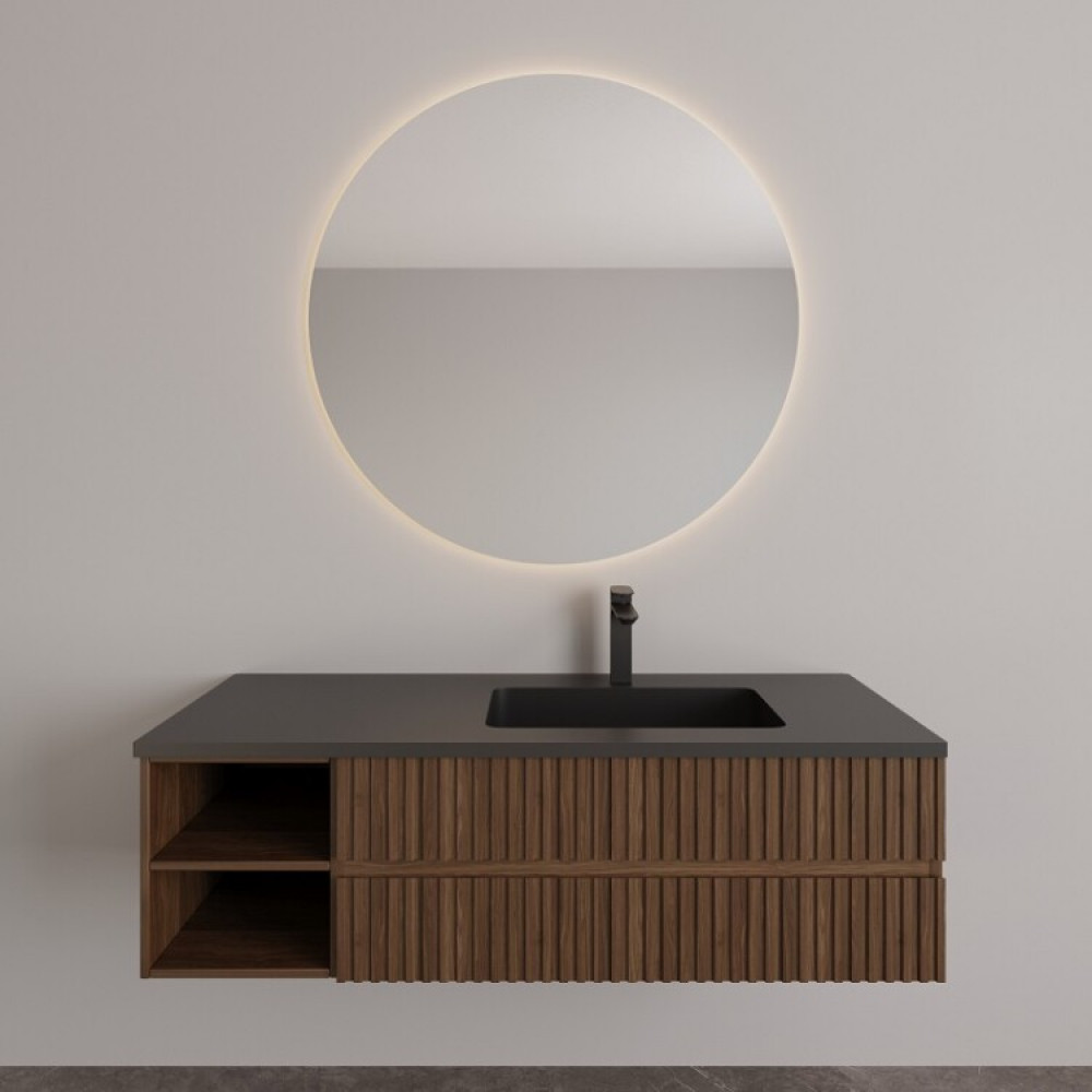 Зеркало, MOBO, Eclipce, круглое, шгв 1100*34*1100, с подсветкой, тач кольцо, 3000K-6000K