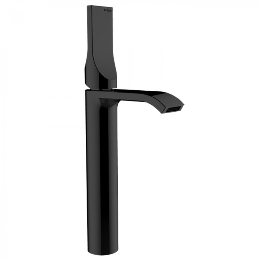 Смеситель для раковины, Bossini, APICE-T, цвет-черный матовый