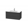 Тумба под раковину, Duravit, L-Cube, шгв 1000*480*500, раковина-в комплекте, цвет-графит матовый