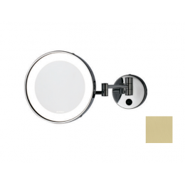 Косметическое зеркало, Bertocci, Vanity, с подсветкой, цвет-Soft Gold