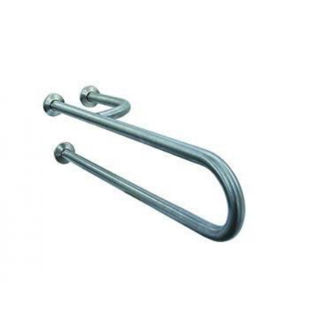 Поручень, Nofer, г 600, правый, цвет-сталь матовая