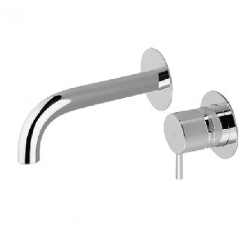 Смеситель для раковины, Cisal, Less New, цвет-никель матовый (Nickel mat)