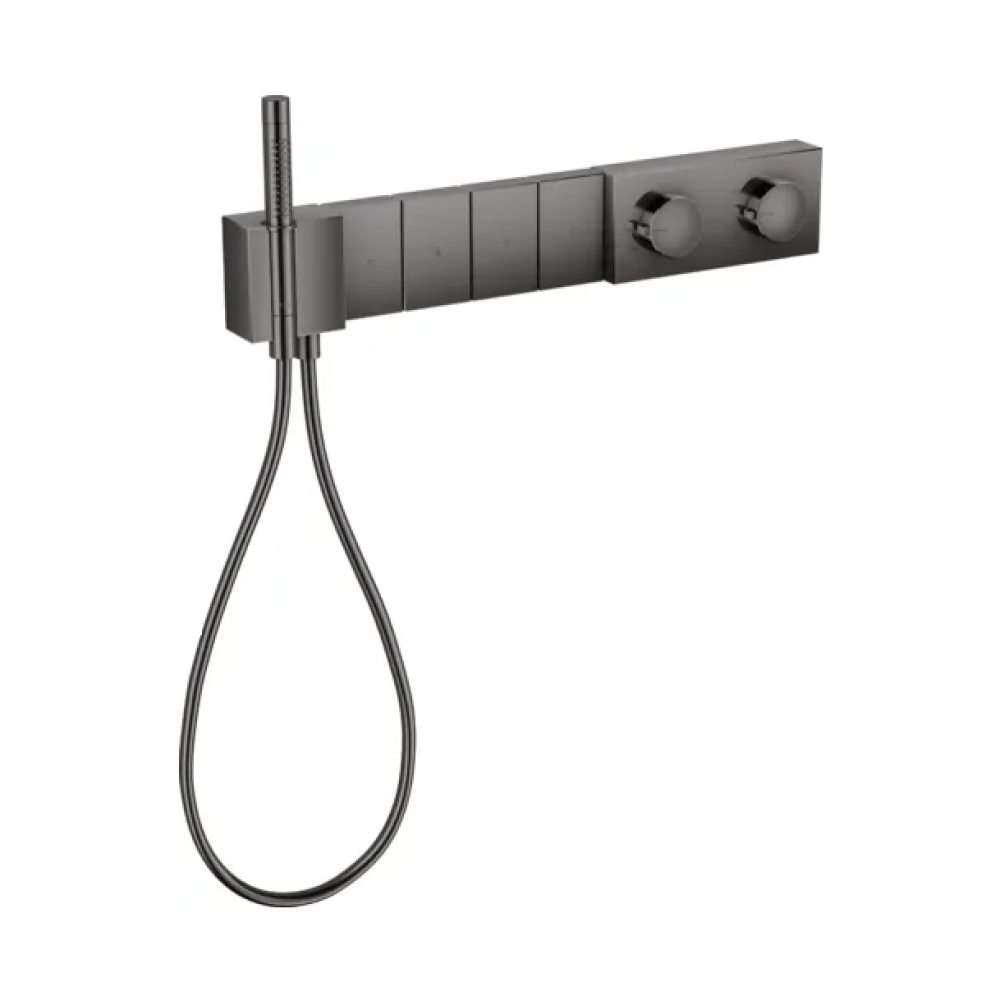 Смеситель для душа, Axor, Axor Edge, на 4 потребителя, цвет-полированный черный хром