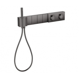 Смеситель для душа, Axor, Axor Edge, на 4 потребителя, цвет-полированный черный хром