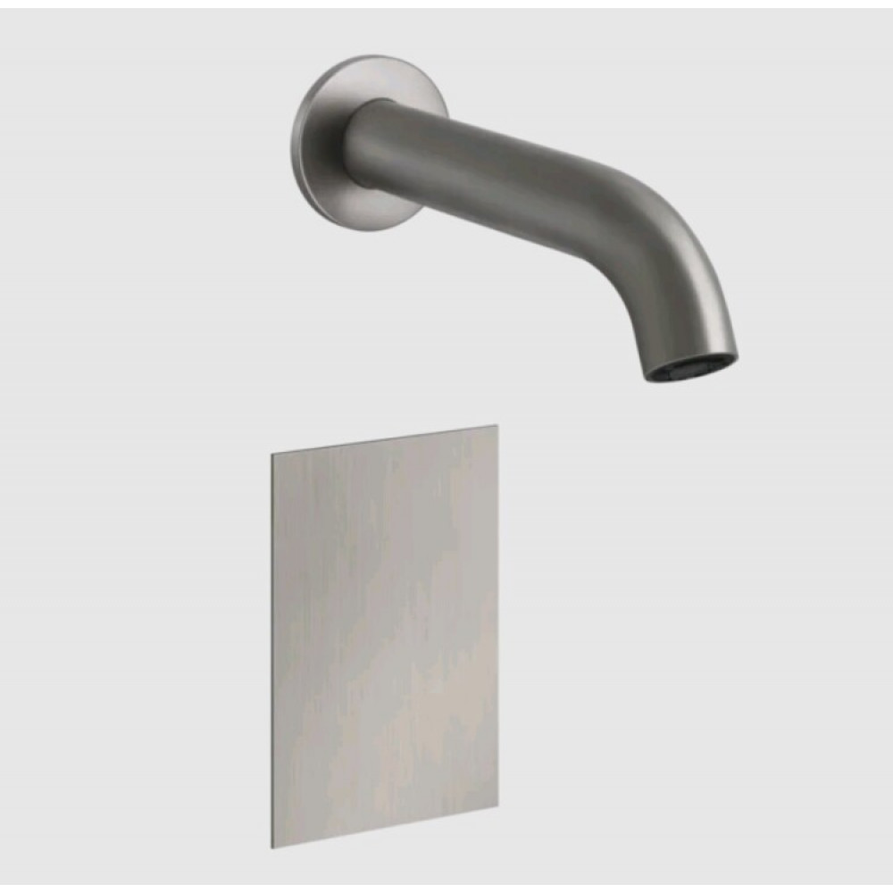 Смеситель для раковины, Gessi, Sensor Taps Flessa, цвет-Steel Brushed