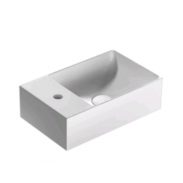 Раковина, Globo, Le Lastre, шгв 400*250*120, отверстия для смесителя-1, цвет-белый