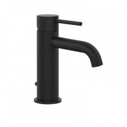 Смеситель для раковины, Gessi, 316 Meccanica, цвет-черный матовый