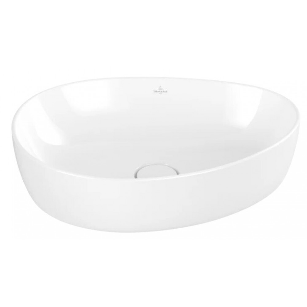 Раковина, Villeroy&Boch, Antao, шгв 510*400*146, отверстия для смесителя-отсутствуют, CeramicPlus, цвет-Morning Green