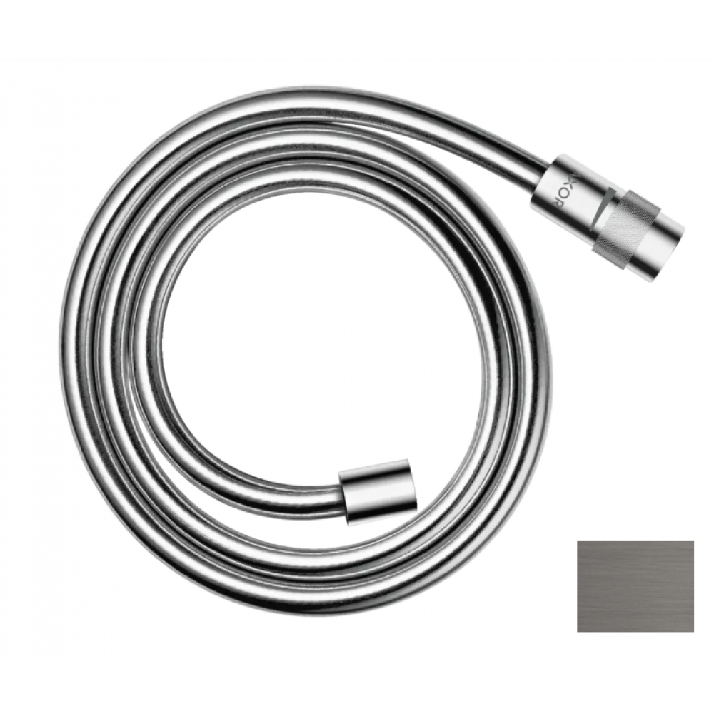 Шланг для душа, Axor, длина шланга, мм-1600, цвет-шлифованный черный хром