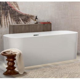 Ванна, Villeroy&Boch, Finion, шгв 1700*700*480, цвет-камень белый (Stone White)/хром