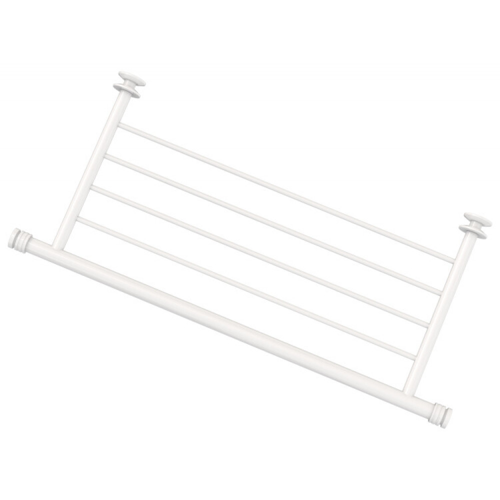 Полка, Сунержа, прямая 4П, шгв 538*240*34, материал-нержавеющая сталь, цвет-белый