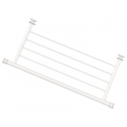 Полка, Сунержа, прямая 4П, шгв 538*240*34, материал-нержавеющая сталь, цвет-белый