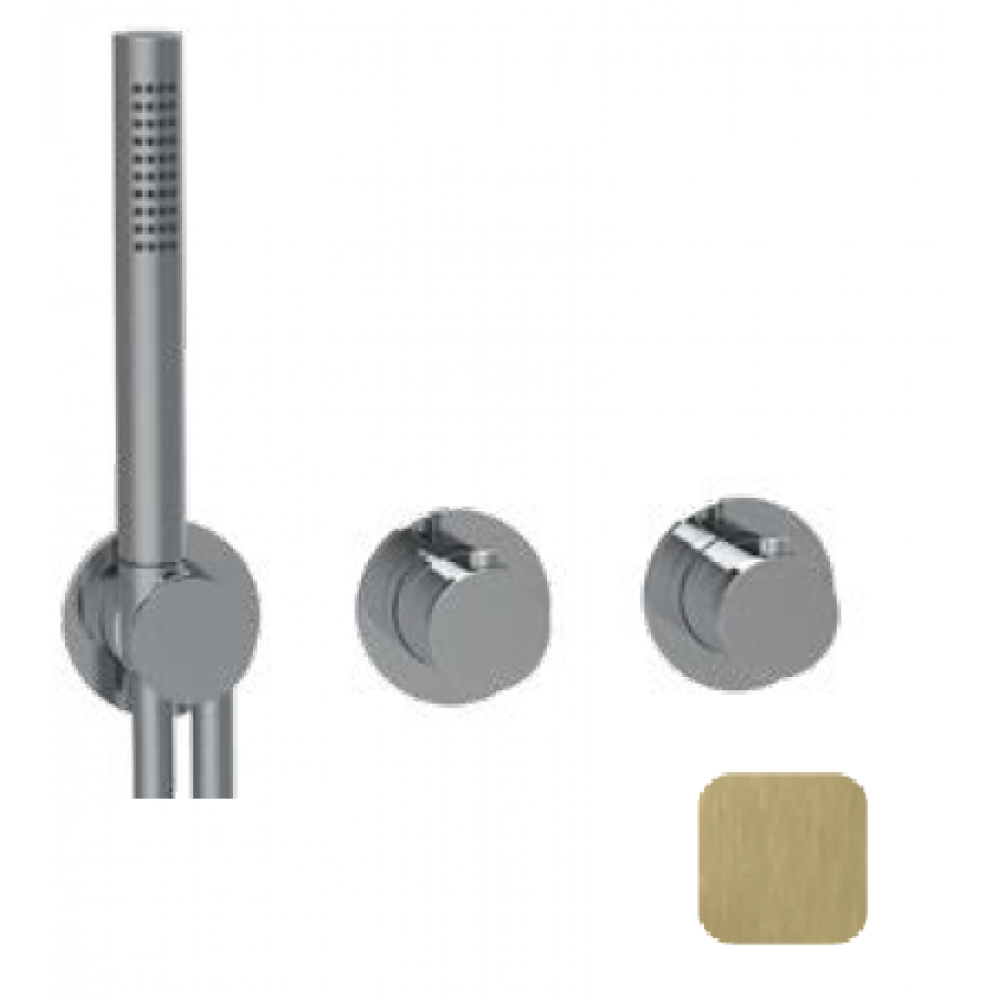 Смеситель для душа, Almar, Water Control Modular, на 2/3 потребителя, цвет-High Brass Brushed PVD (Товар заказной, возврату не подлежит)
