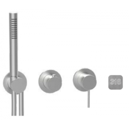 Смеситель для душа, Almar, 316 Stainless Steel, на 2/3 потребителя, цвет-Stainless Steel AISI 316 (Товар заказной, возврату не подлежит)