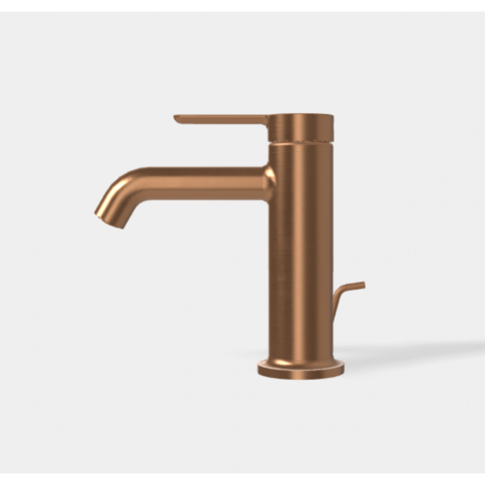 Смеситель для раковины, Fima Carlo Frattini, Snap, цвет-янтарная бронза брашированная