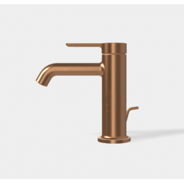 Смеситель для раковины, Fima Carlo Frattini, Snap, цвет-янтарная бронза брашированная