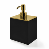 Дозатор для жидкого мыла, 3SC, BeMood Black, шгв 100*80*165, цвет дозатора-золото матовое (Gold Matt)
