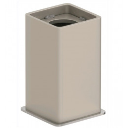 Модуль, Сунержа, скрытого подключения, для МЭМ CUBE, цвет-RAL 7048 (Перламутровый мышино-серый)