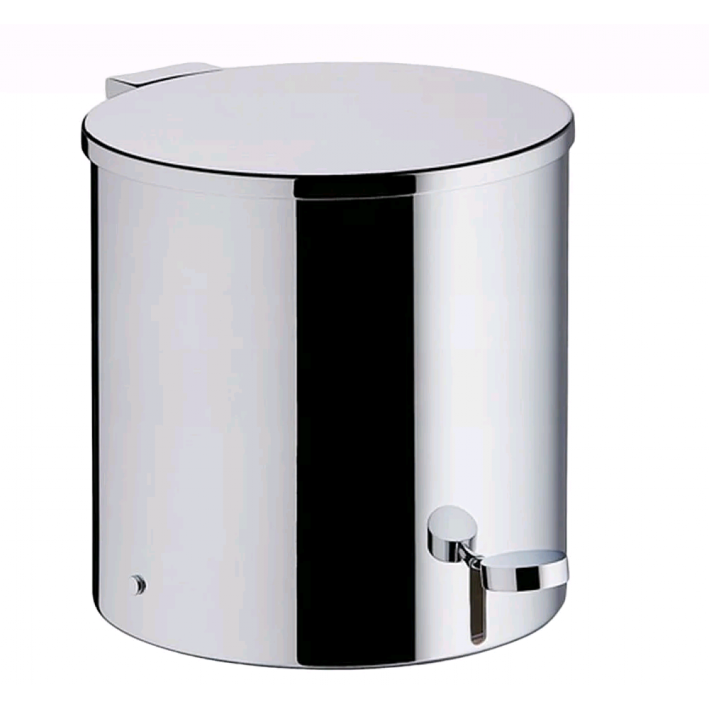 Ведро, THG, Yoko, с крышкой, педальное, шгв 200*200*205, цвет-хром