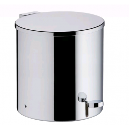 Ведро, THG, Yoko, с крышкой, педальное, шгв 200*200*205, цвет-хром
