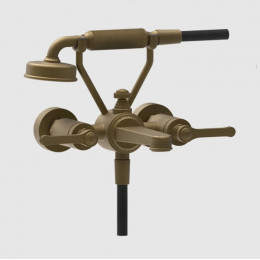 Смеситель для ванны и душа, Gessi, VENTI20, цвет-Antique Brass