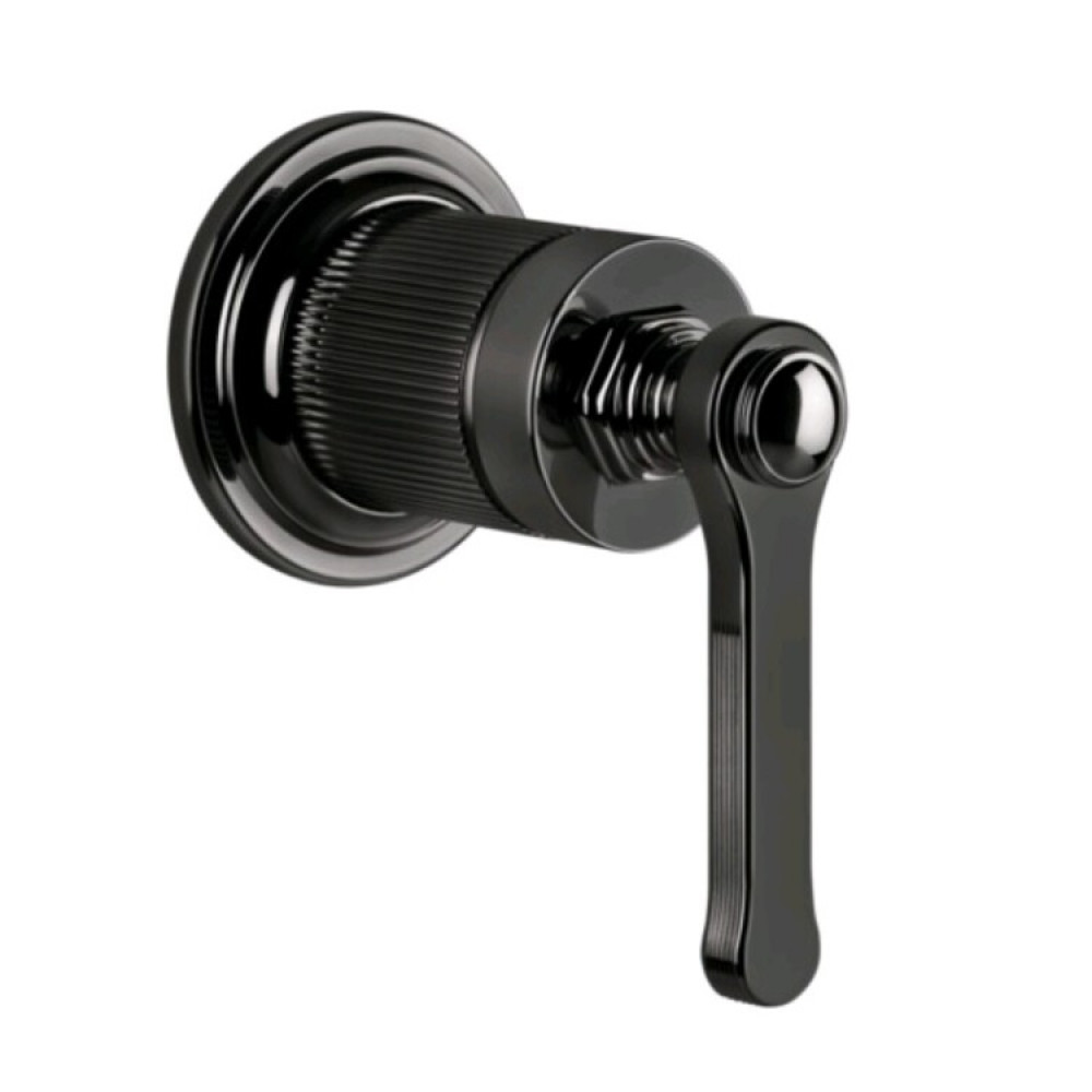 Смеситель для душа, Gessi, VENTI20, на 1 потребитель, цвет-Black Metal PVD