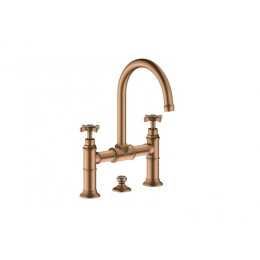 Смеситель для раковины, Hansgrohe, Axor Montreux, цвет-шлифованная бронза