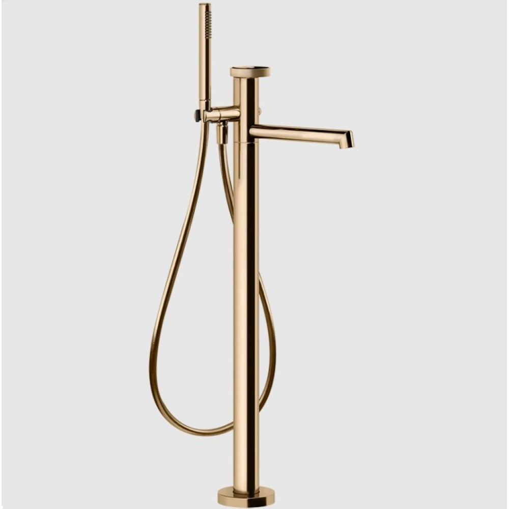 Смеситель для ванны и душа, Gessi, Anello, цвет-Warm Bronze PVD