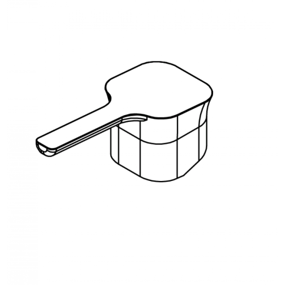 Ручка с рычагом, Ritmonio, Taormina, цвет-бронза темная брашированная (Brushed Dark Bronze)