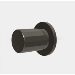 Смеситель для душа, Fima Carlo Frattini, Spillo Tech, V COLLECTION, на 1 потребитель, цвет-хром черный брашированный