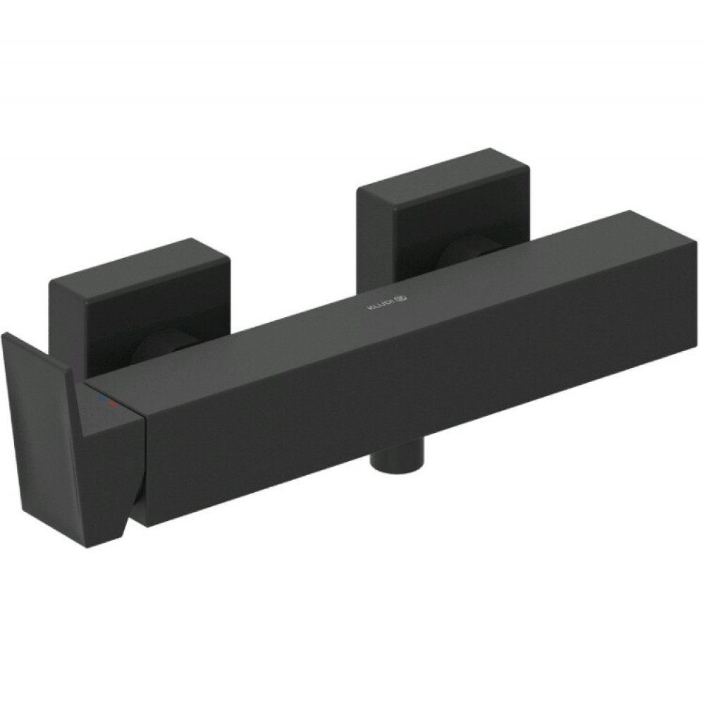 Смеситель для душа, Kludi, DECUS, на 2 потребителя, цвет-черный матовый (Matt Black, Nero Opaco)