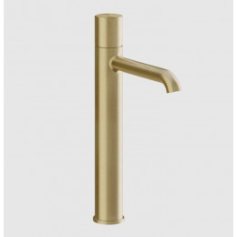 Смеситель для раковины, Gessi, Habito Unito, цвет-Brushed Brass PVD