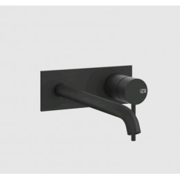 Смеситель для раковины, Gessi, 316 Flessa, цвет-черный матовый