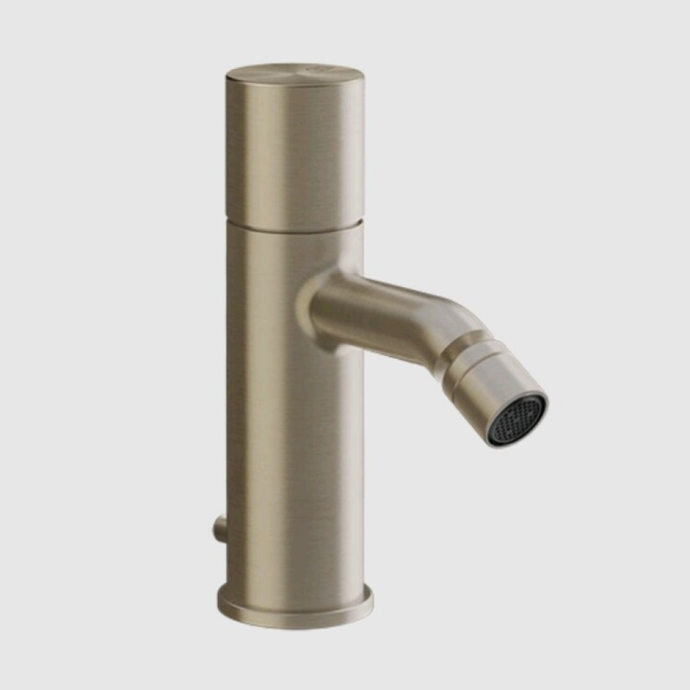 Смеситель для биде, Gessi, Habito Unito, цвет-Finox Brushed Nickel