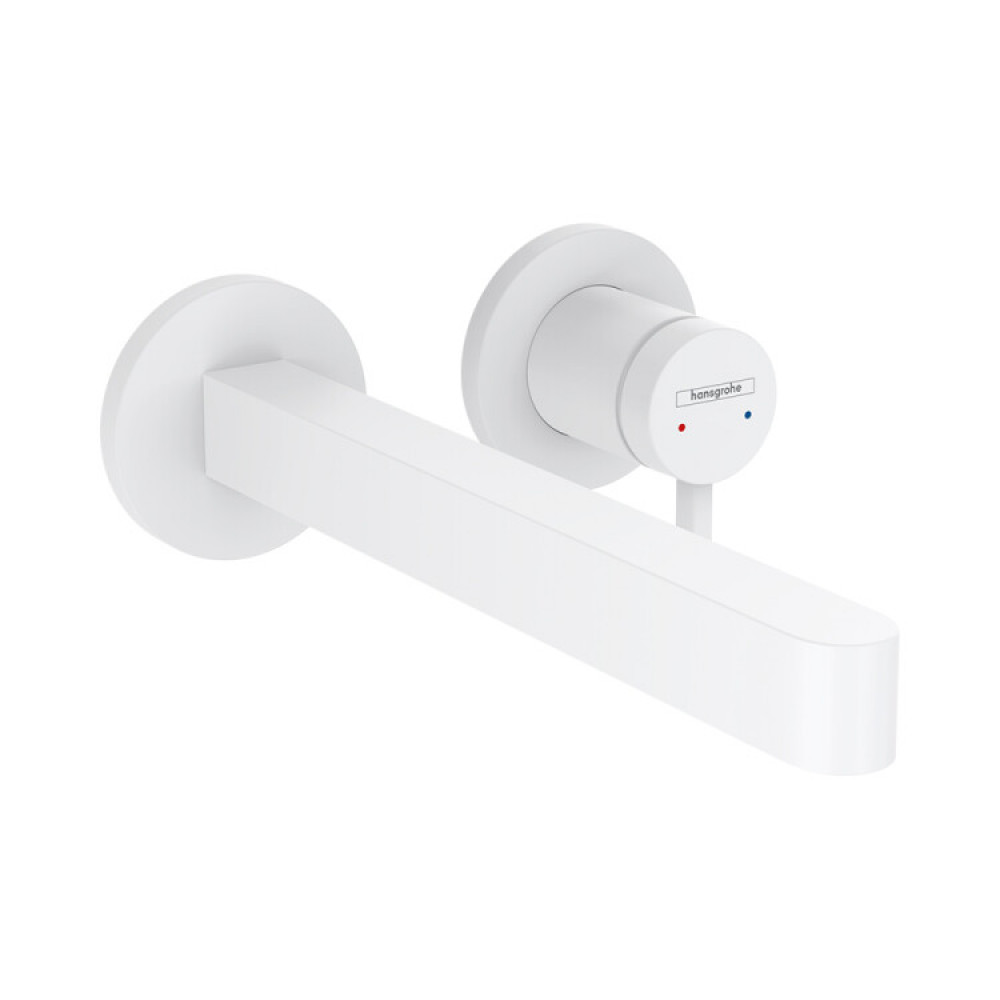 Смеситель для раковины, Hansgrohe, Finoris, цвет-белый матовый