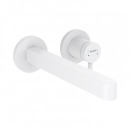 Смеситель для раковины, Hansgrohe, Finoris, цвет-белый матовый