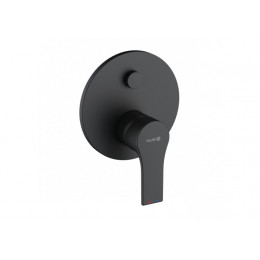 Смеситель для душа, Kludi, ZENTA SL, на 2 потребителя, цвет-черный матовый